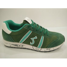 Green Cow Suede Comfort Fitness Running Shoes para homens